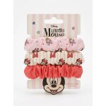 Lot de 3 chouchous minnie mouse rose et blanc