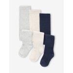Lot de 3 collants bb maille beige
