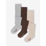 Lot de 3 collants b�b� maille brun
