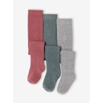 Lot de 3 collants bb maille violine