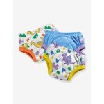 Lot de 3 culottes d'apprentissage lavable r�volutionnaire 3 - 4 ans bambino mio bleu