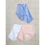 Lot de 3 culottes de grossesse bord dentelle rose