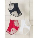 Lot de 3 culottes de grossesse en dentelle brodée bordeaux Lot de 3 culottes de grossesse en dentelle brodée bordeaux