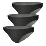 Lot de 3 culottes menstruelles athena fille noir - noir - noir