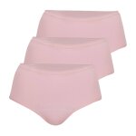 Lot de 3 culottes menstruelles taille haute femme rose vintage