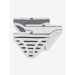 Lot de 3 culottes ray�es petite fille blanc