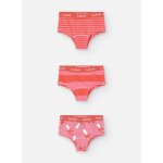 Lot de 3 culottes � rayures multicolore