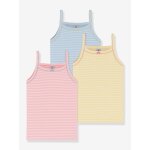 Lot de 3 d�bardeurs bretelles petit bateau blanc