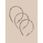 Lot de 3 fins serre - ttes en tissu liberty lib annie & may