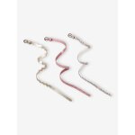 Lot de 3 fines ceintures fantaisie fille rose