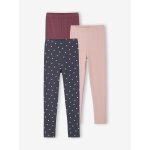 Lot de 3 leggings fille encre