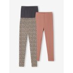 Lot de 3 leggings fille vanille