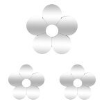 Lot de 3 miroirs pour enfant - ajol fleur