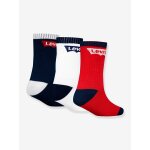 Lot de 3 paires de chaussettes batwing regular cut levi's marine