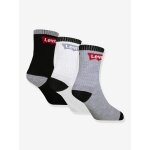 Lot de 3 paires de chaussettes batwing regular cut levi's noir