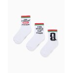 Lot de 3 paires de chaussettes coupe du monde de la fifa 2026 blanc