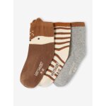 Lot de 3 paires de chaussettes � renard � b�b� gar�on assorties