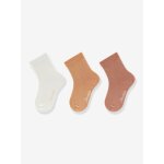 Lot de 3 paires de chaussettes unies b�b� sterntaler cannelle