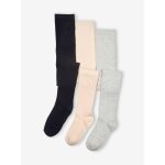 Lot de 3 paires de collants fille lot encre