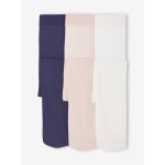 Lot de 3 paires de collants polyamide fille assortis