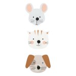 Lot de 3 patres enfants - adoni multicolore