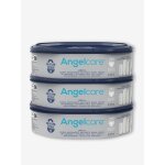 Lot de 3 recharges octogonales pour poubelles � couches nappyclean et dress up bleu