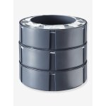 Lot de 3 recharges pour poubelle � couches simplee tommee tippee sangenic en plastique recycl� blanc