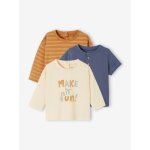 Lot 3 t - shirts basics b�b� caramel