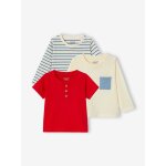 Lot 3 t - shirts b�b� rouge