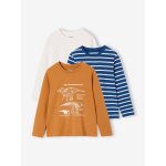Lot de 3 t - shirts gar�on caramel