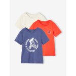 Lot de 3 t - shirts garçon manches courtes encre Lot de 3 t - shirts garçon manches courtes encre
