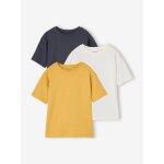 Lot de 3 t - shirts gar�on manches courtes ocre