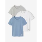 Lot de 3 t - shirts manches courtes bleu ciel