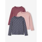 Lot de 3 t - shirts manches longues fille encre