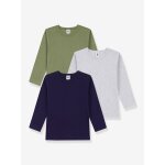 Lot 3 t - shirts manches longues multicolore