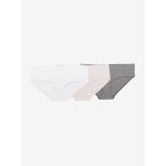 Lot de 3 shorties de grossesse en coton bio gris clair uni Lot de 3 shorties de grossesse en coton bio gris clair uni