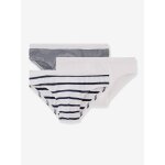 Lot de 3 slips blanc