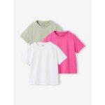 Lot de 3 tee - shirts fille unis