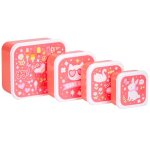 Lot de 4 botes  goter rose, blanc, rouge