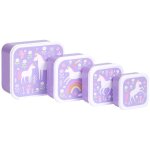 Lot de 4 botes  goter violet, blanc, rose