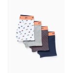 Lot de 4 boxers cars & stripes multicolore