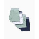 Lot de 4 boxers en coton avec imprim�s dinosaures multicolore