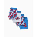 Lot de 4 boxers en coton avec motifs spider - man multicolore