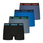 Lot de 4 boxers gar�on my petit prix athena noir - gris - bleu - marine