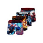 Lot de 4 boxers heroes power rouge / noir / orange Lot de 4 boxers heroes power rouge / noir / orange