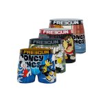 Lot de 4 boxers looney tunes bleu / marron / vert / noir