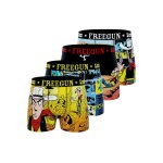 Lot de 4 boxers lucky luke jaune / noir / bleu Lot de 4 boxers lucky luke jaune / noir / bleu