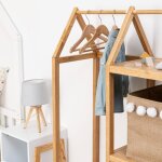 Lot de 4 cintres enfant - indy marron