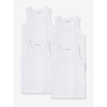 Lot 4 d�bardeurs maillot de corps basics blanc