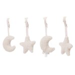 Lot de 4 jouets pour arche lune blanc cr�me